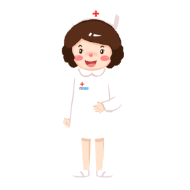 卡通扁平医生女护士gif图素材