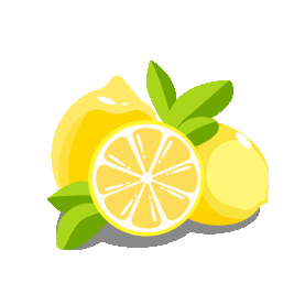 黄色卡通手绘水果系列清新柠檬图片