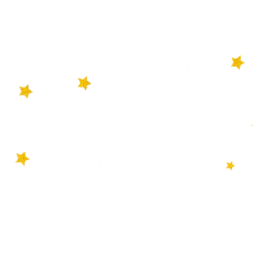 卡通黄色闪烁的星星星空夜空闪烁gif图素材图片