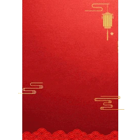 新春快乐灯笼红色烫金风竖版视频背景gif图素材图片