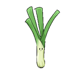 卡通大葱蔬菜gif图片