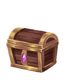 游戏宝箱图标打开紫色闪光发光宝石光效奖励动图gif