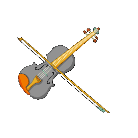 拉小提琴乐谱音乐乐器五线谱琴弦gif图素材