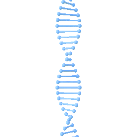 医疗蓝色DNA基因结构链接循环gif图素材  
