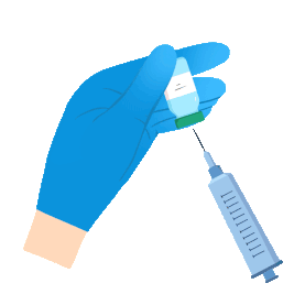 医疗疫苗打针注射预防手针动图GIF