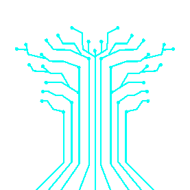 科技树状线条纹路蓝色线路动图GIF