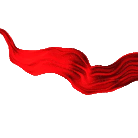 丝绸丝带飘带中国风红色gif图素材图片