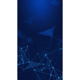 蓝色商务科技线条光效点线连接粒子竖版视频海报背景gif图素材