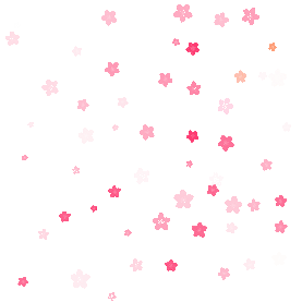 春天粉色花朵花瓣小清新背景装饰gif图素材图片