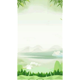 端午节端午竹子竹叶山水自然绿色竖版视频背景海报gif图素材图片