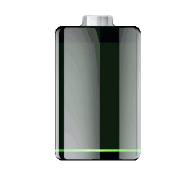 绿色电池充电手机充电gif图素材