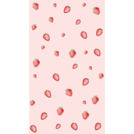 草莓水果底纹粉色竖版视频背景海报动图gif
