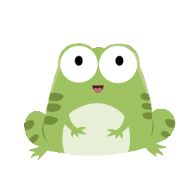 青蛙呱呱叫可爱动物生物gif图素材