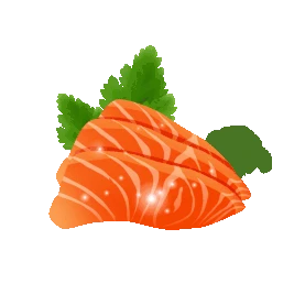 美食食物生鱼片三文鱼日本料理gif图素材图片