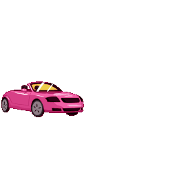 粉色靓丽跑车汽车礼物道具gif图素材图片