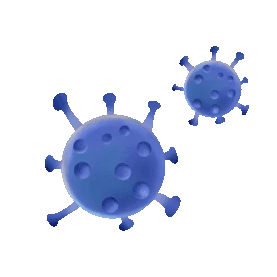细菌冠状病毒紫色gif图素材