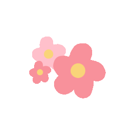 花瓣花朵花粉色贴纸gif图素材
