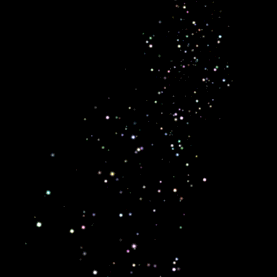 粒子光效银河闪烁星光星星光发光光点