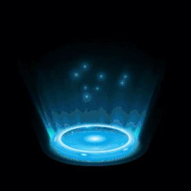 蓝色科技圆圈舞台粒子光效光魔法游戏gif图素材图片