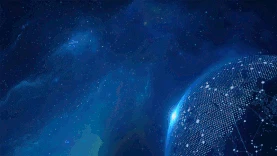 蓝色科技宇宙星球地球视频背景gif图素材图片