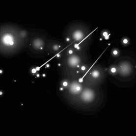 流星白色光效粒子光点光斑光晕光线光发光gif图素材