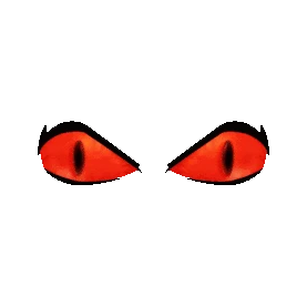 万圣节恶魔眼睁眼恐怖红色gif图素材