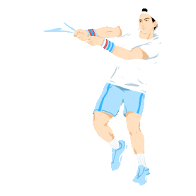 运动员打网球体育运动gif图素材图片