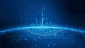 蓝色科技粒子线条视频背景gif图素材