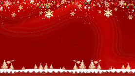 圣诞节圣诞红色雪花视频背景gif图素材
