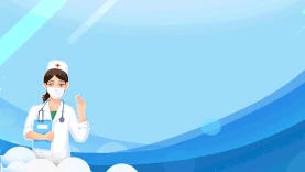 医疗防疫抗疫疫情护士人物蓝色视频背景gif图素材