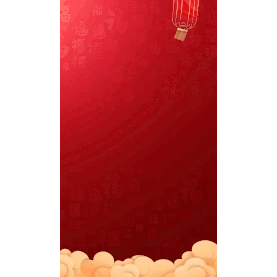 春节新春祥云灯笼中国风红色竖版视频背景海报gif图素材图片