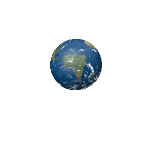 真实地球自转3d立体星球星星行星