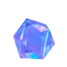 C4D玻璃3D几何炫彩宝石立体gif图素材图片