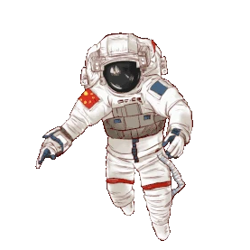 中国航天日宇航员航天员太空行走活动宇航服gif图素材图片