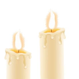 清明节清明白色蜡烛弥散gif图素材