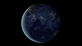 地球旋转gif图片背景