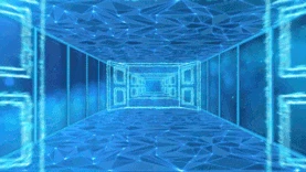 蓝色科技感隧道延展动态背景