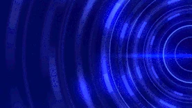 蓝色光效粒子圆形gif图片背景