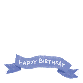卡通手绘礼盒和生日帽PNG免抠生日快乐