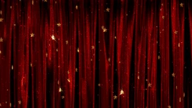 LED大气星星红绸gif图片舞台背景