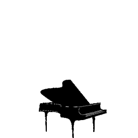 可爱萌动黑白音符五线谱钢琴图片