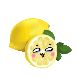 水果柠檬表情创意