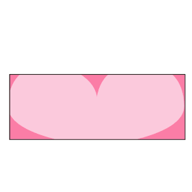 粉色七夕情人节比心边框标题框文字框图片