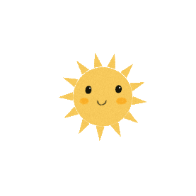 可爱黄色小太阳图片