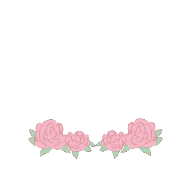玫瑰花花朵森系标题框动图gif