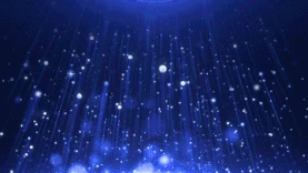 梦幻蓝色粒子星空背景视频