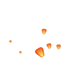 中秋中秋节漂浮的孔明灯许愿祈祷祈福gif图素材图片