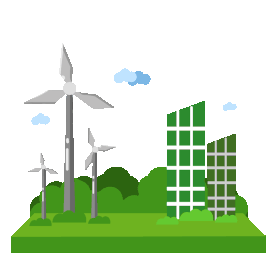 节能减排风车环保新能源风能科技gif图素材环境日