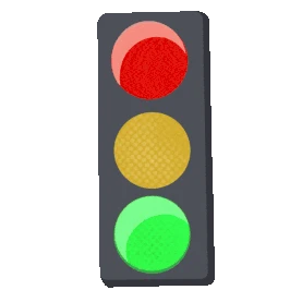 交通信号红绿灯出行出游安全信号交通安全警示gif图素材