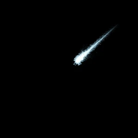 发光粒子流星划过天际gif图片